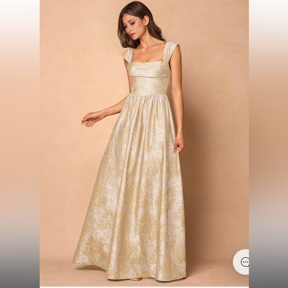 Runa Vintage Champagne Maxi Dress